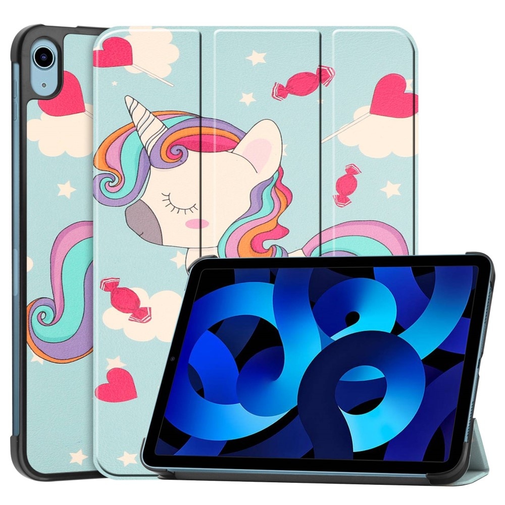 iPad 10.9 10th Gen (2022) Tri-fold Hoesje Unicorn