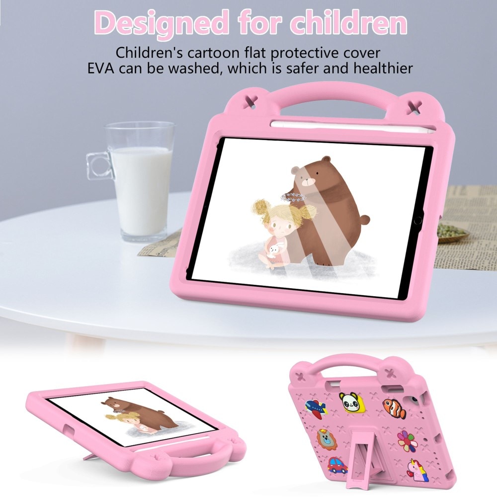 iPad Air 2 9.7 (2014) Schokbestendig EVA-hoesje Kickstand roze