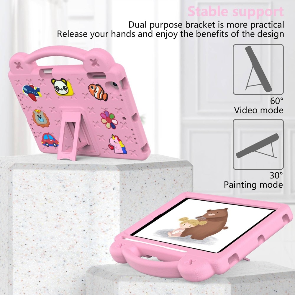 iPad 9.7 5th Gen (2017) Schokbestendig EVA-hoesje Kickstand roze