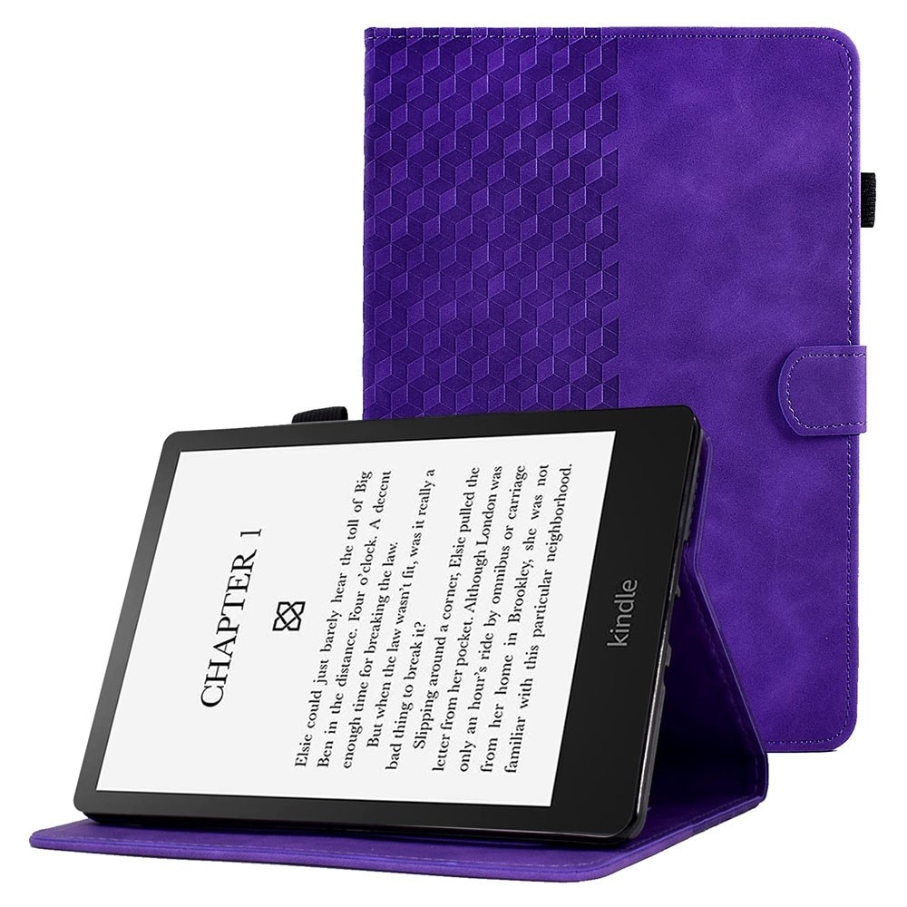 Amazon Kindle Paperwhite Signature Edition (2023) Hoesje met kaarsleuf paars