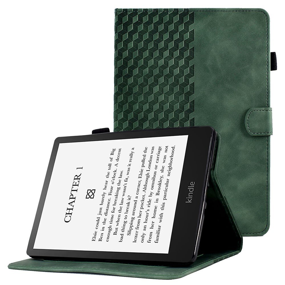 Amazon Kindle Paperwhite Signature Edition (2023) Hoesje met kaarsleuf groen