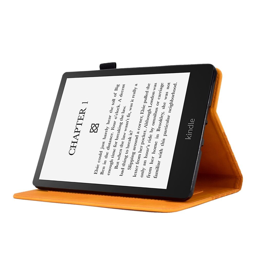 Amazon Kindle Paperwhite Signature Edition (2023) Hoesje met kaarsleuf geel