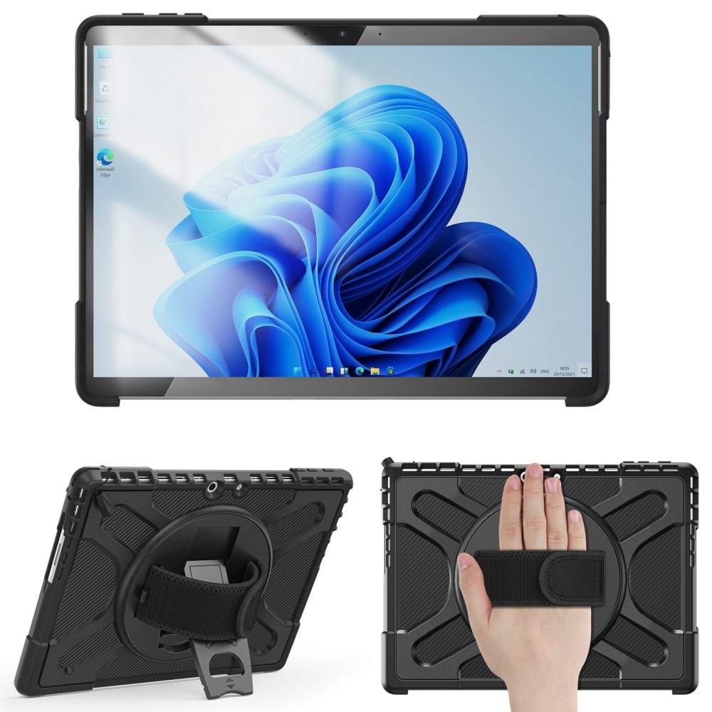 Microsoft Surface Pro 9 Schokbestendige Hybridcase zwart