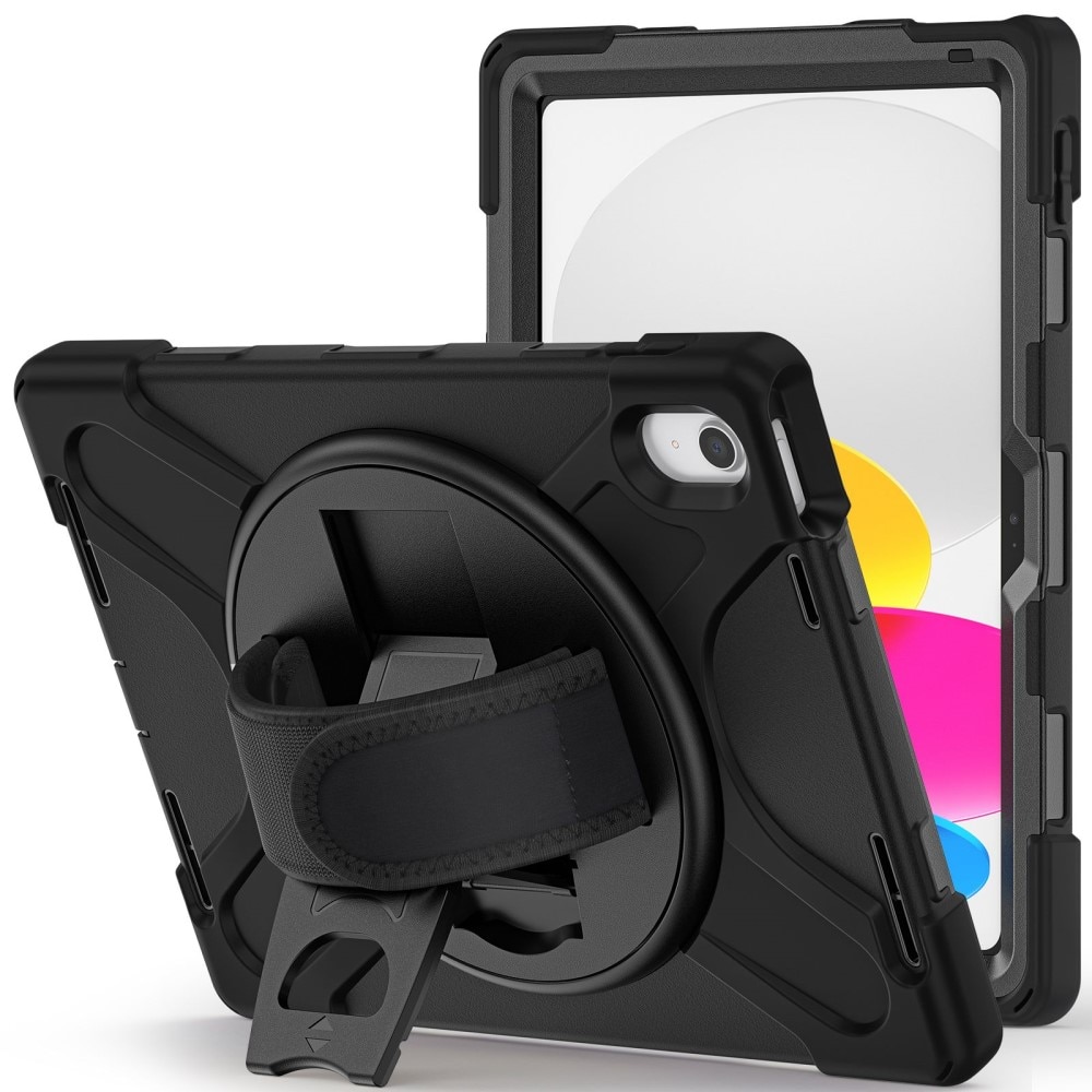 iPad 10.9 10th Gen (2022) Schokbestendige Hybridcase zwart