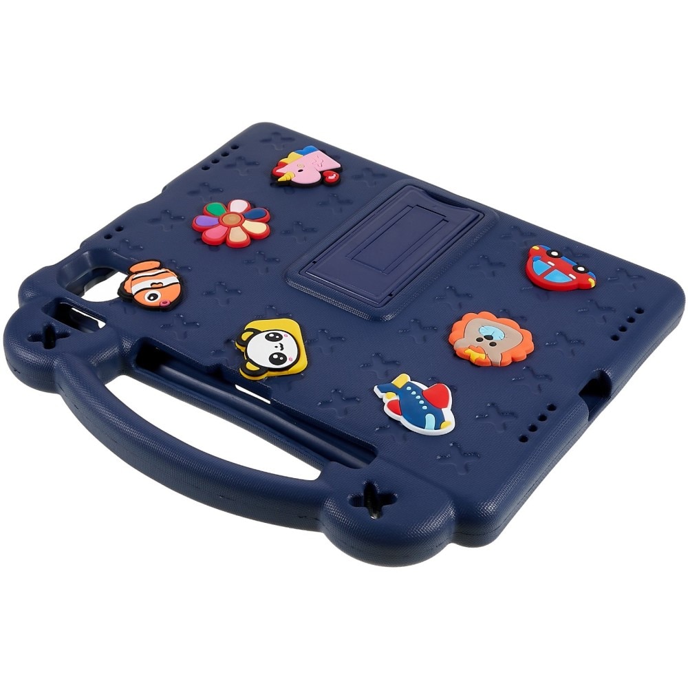 iPad 10.9 10th Gen (2022) Schokbestendig EVA-hoesje Kickstand donkerblauw