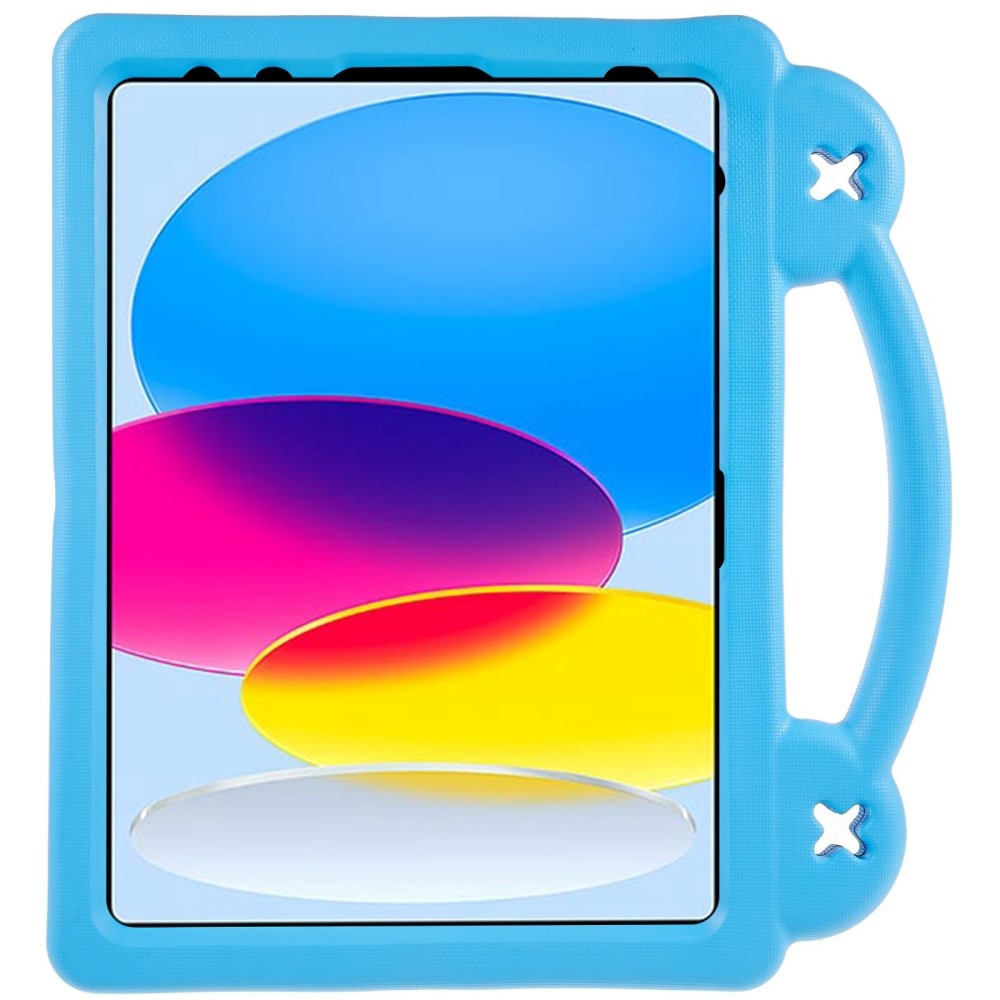 iPad 10.9 10th Gen (2022) Schokbestendig EVA-hoesje Kickstand blauw