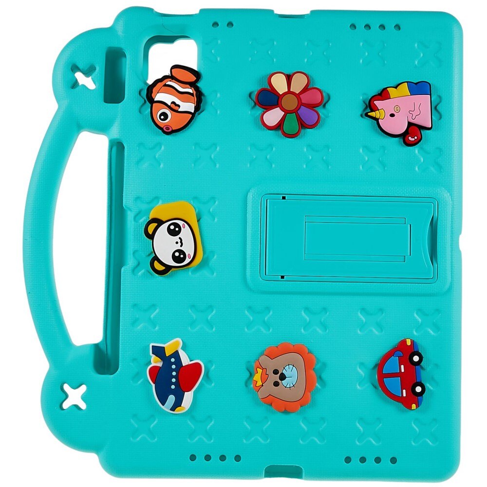 iPad 10.9 10th Gen (2022) Schokbestendig EVA-hoesje Kickstand turquoise