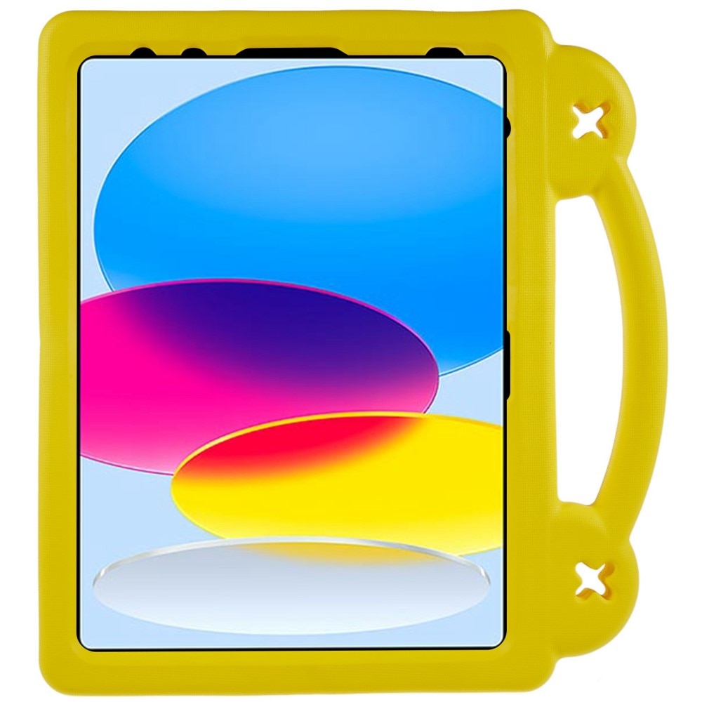 iPad 10.9 10th Gen (2022) Schokbestendige EVA-hoes Kickstand geel