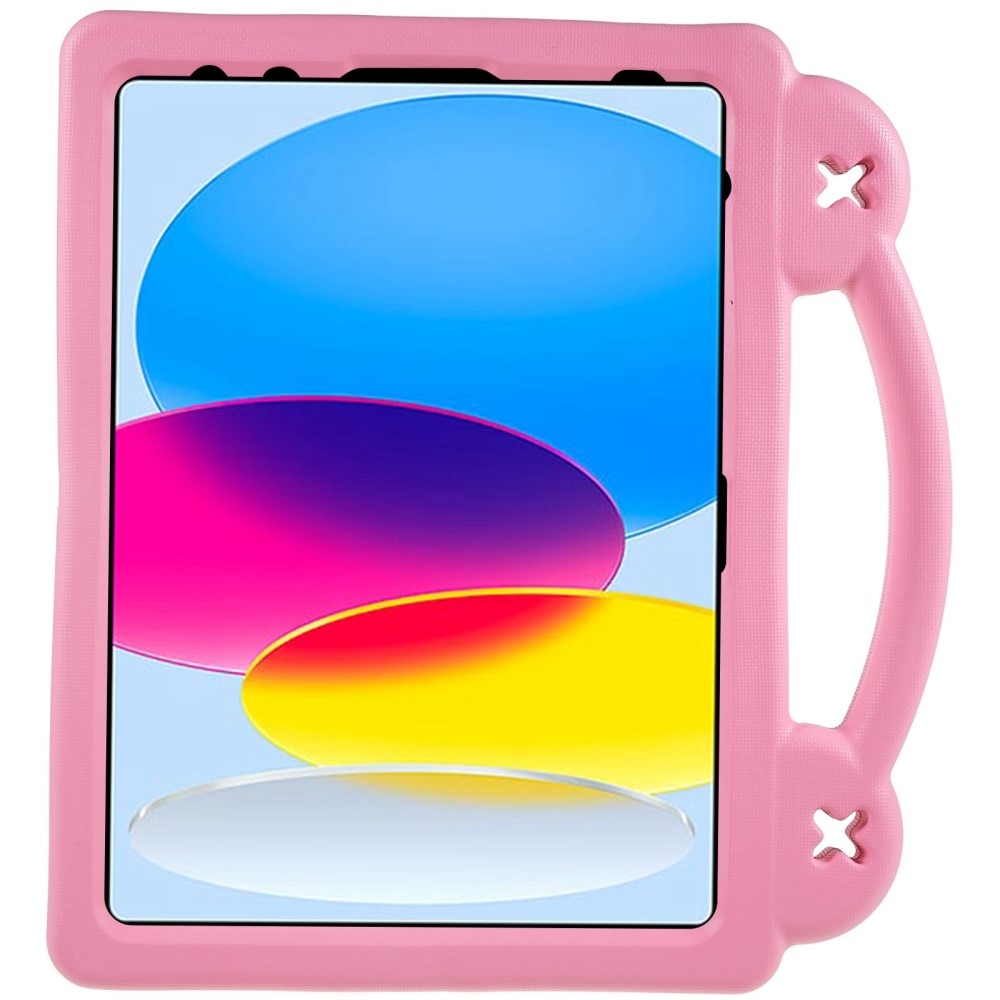 iPad 10.9 2022 (10th gen) Schokbestendig EVA-hoesje Kickstand roze