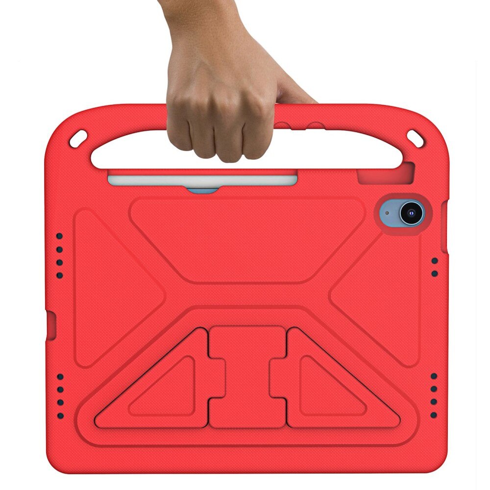 Apple iPad 10.9 10th Gen (2022) EVA-hoes met handvat Rood