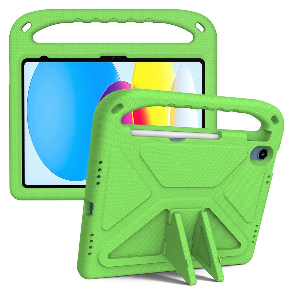 iPad 10.9 10th Gen (2022) EVA-hoes met handvat groen