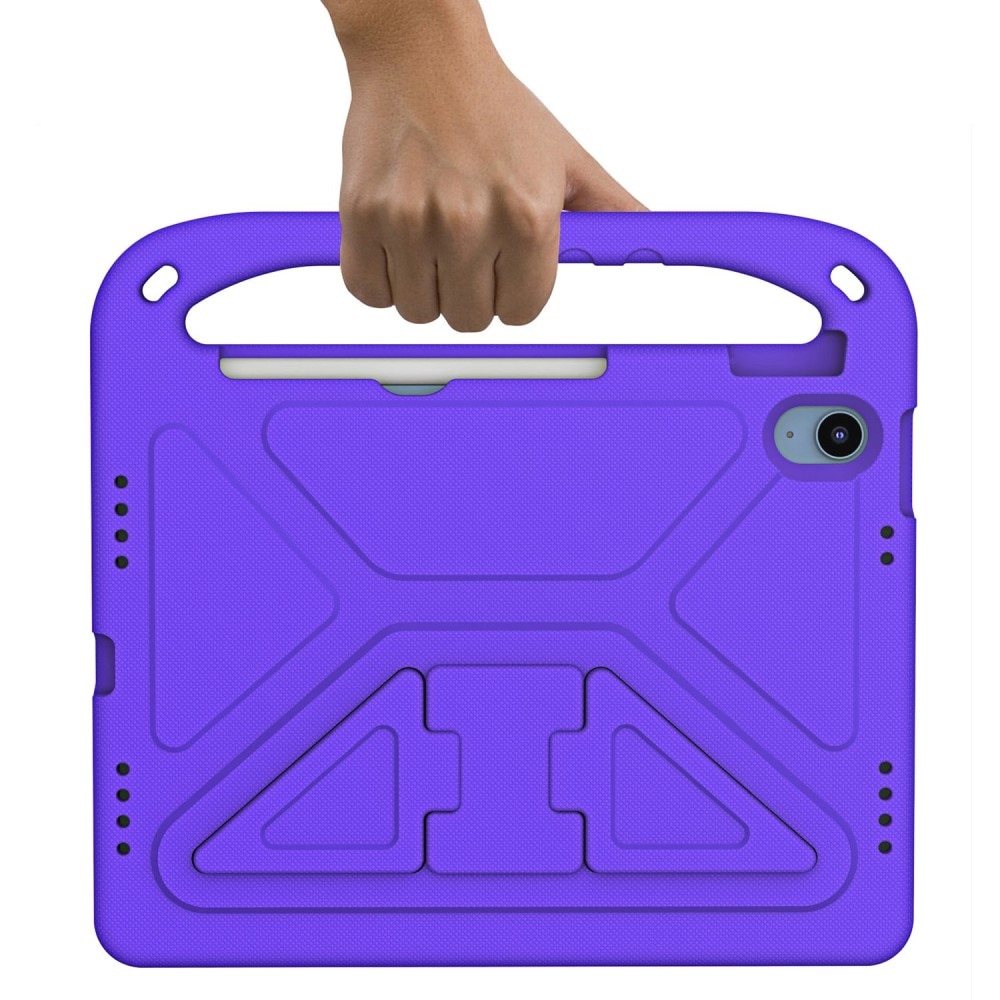 Apple iPad 10.9 10th Gen (2022) EVA-hoes met handvat Paars