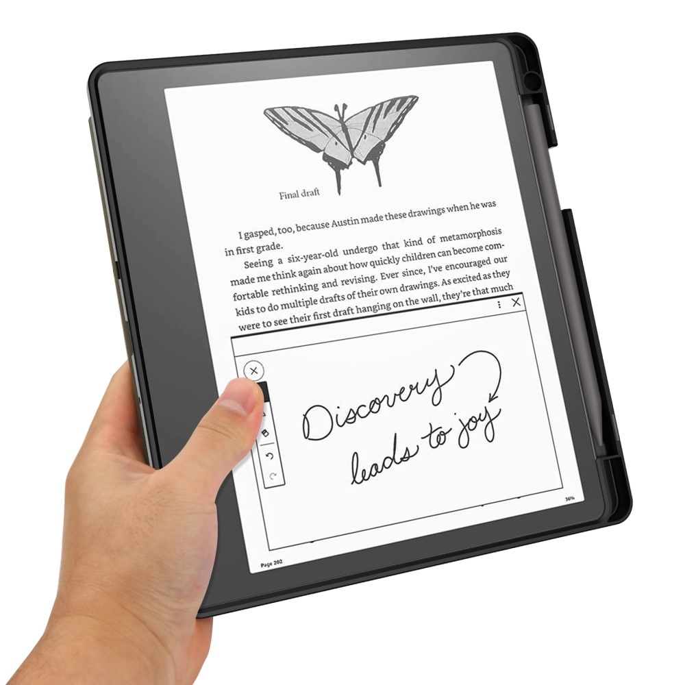 Amazon Kindle Scribe 10.2 Hoesje Origami zwart