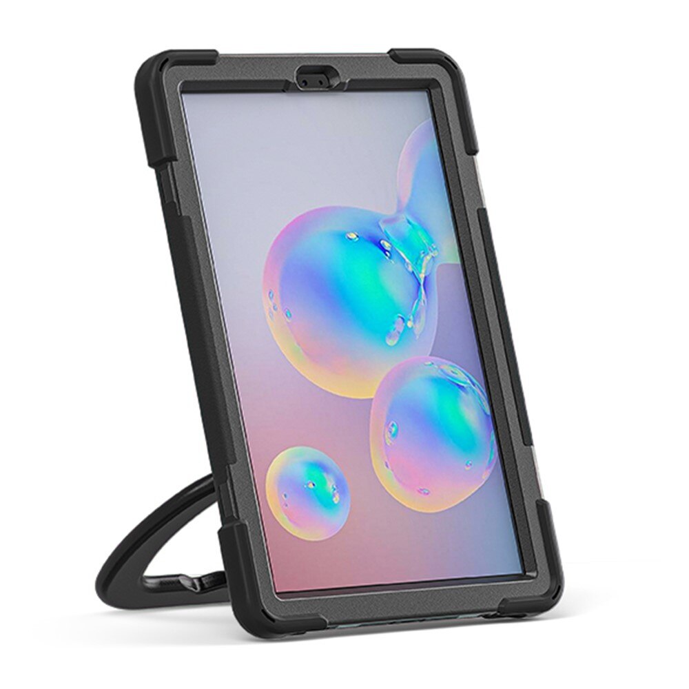 Samsung Galaxy Tab S6 10.5 Kickstand Hybrid Case met schouderriem zwart