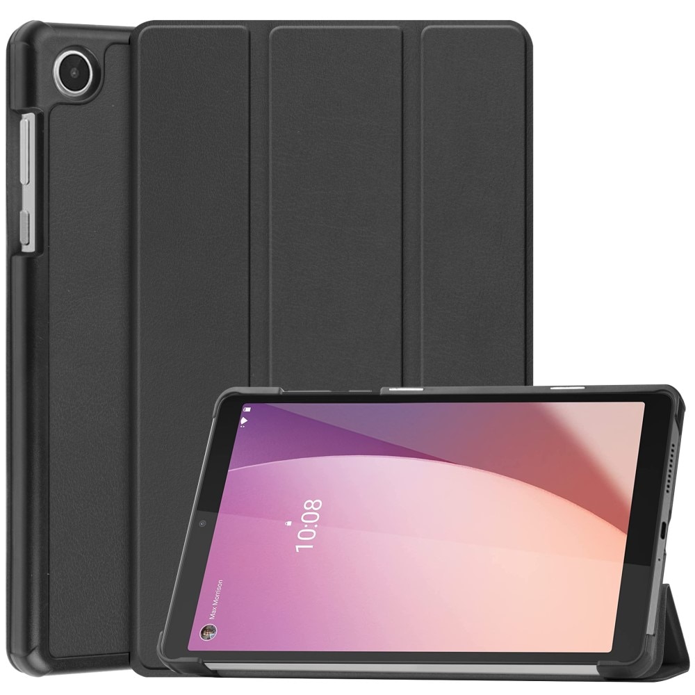  Lenovo Tab M8 (4th Gen) Tri-fold Hoesje Zwart
