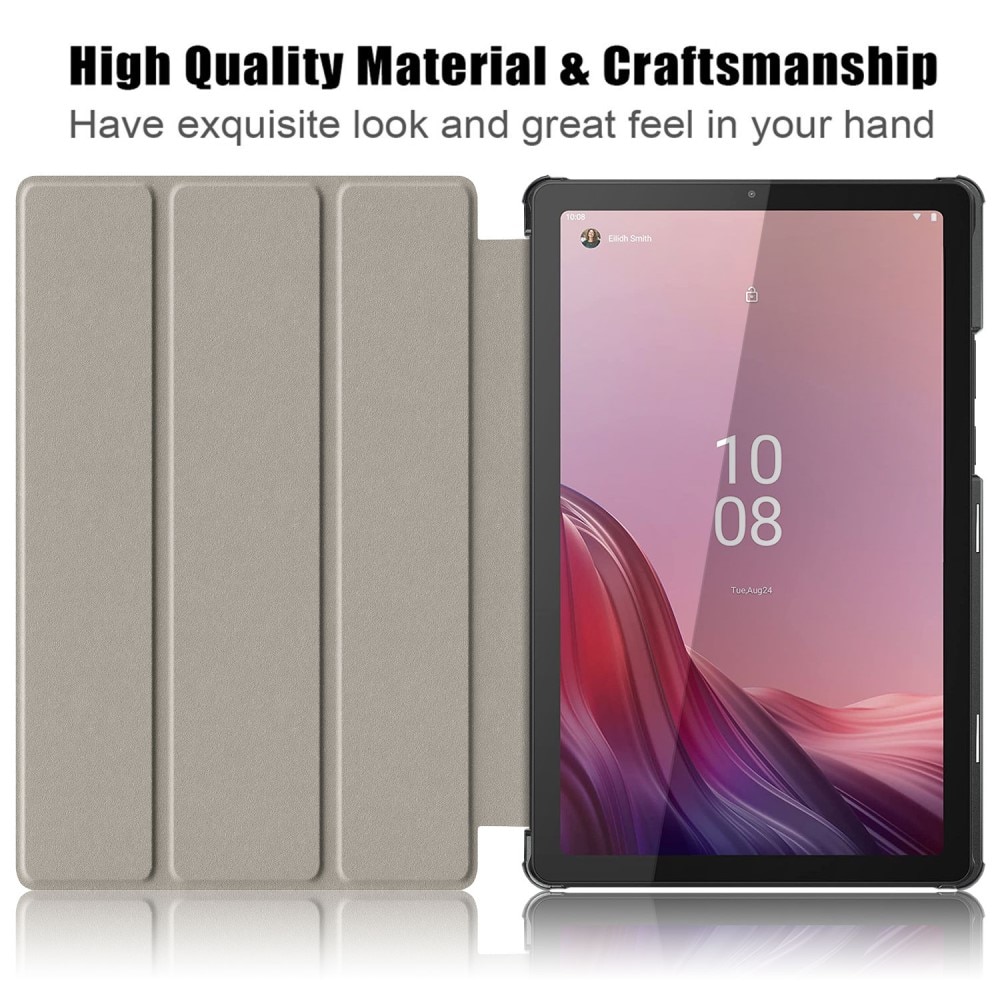 Lenovo Tab M9 Hoesje Tri-fold zwart