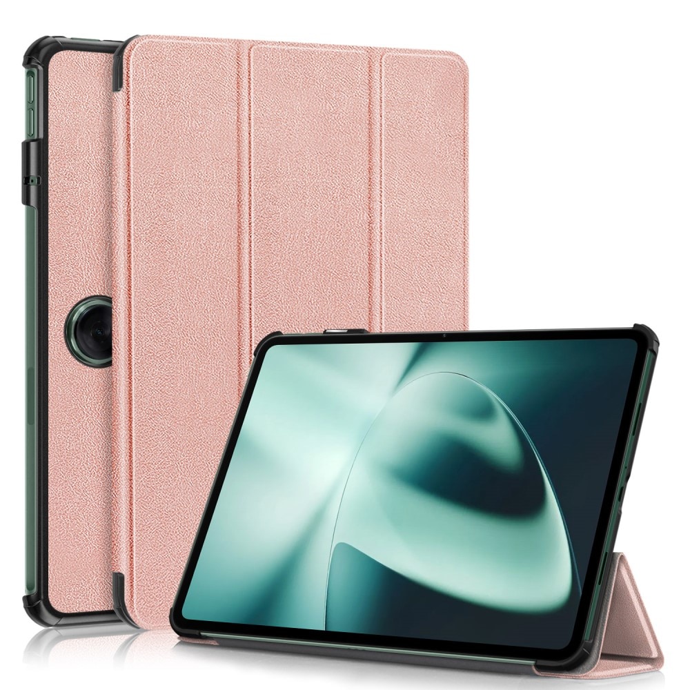  OnePlus Pad Tri-fold Hoesje Rosé goud