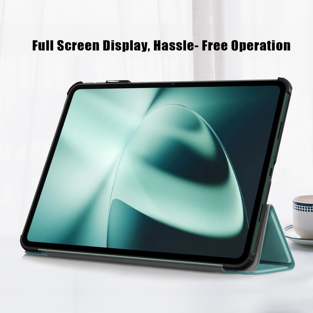 OnePlus Pad Hoesje Tri-fold groen