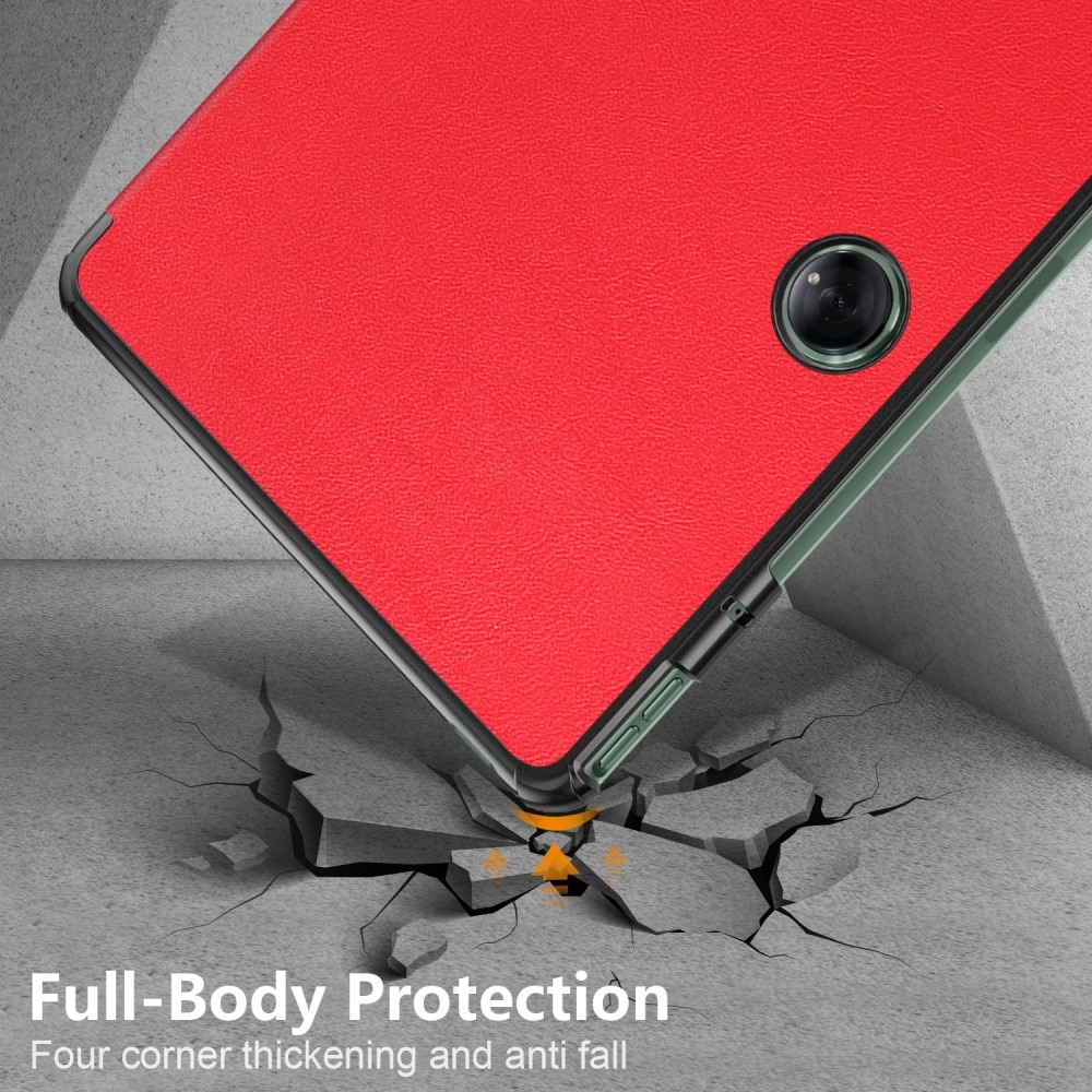 OnePlus Pad Hoesje Tri-fold rood