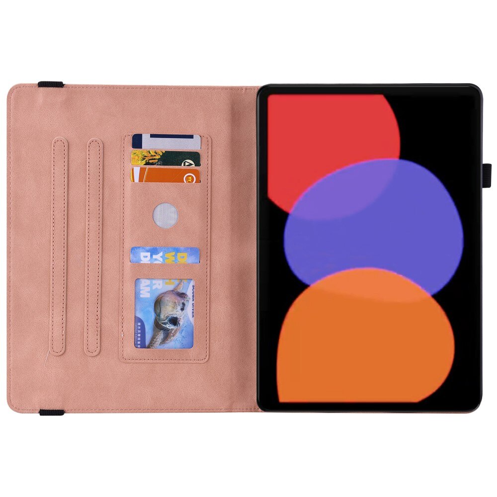 Xiaomi Pad 6 Leren vlinderhoesje Roze