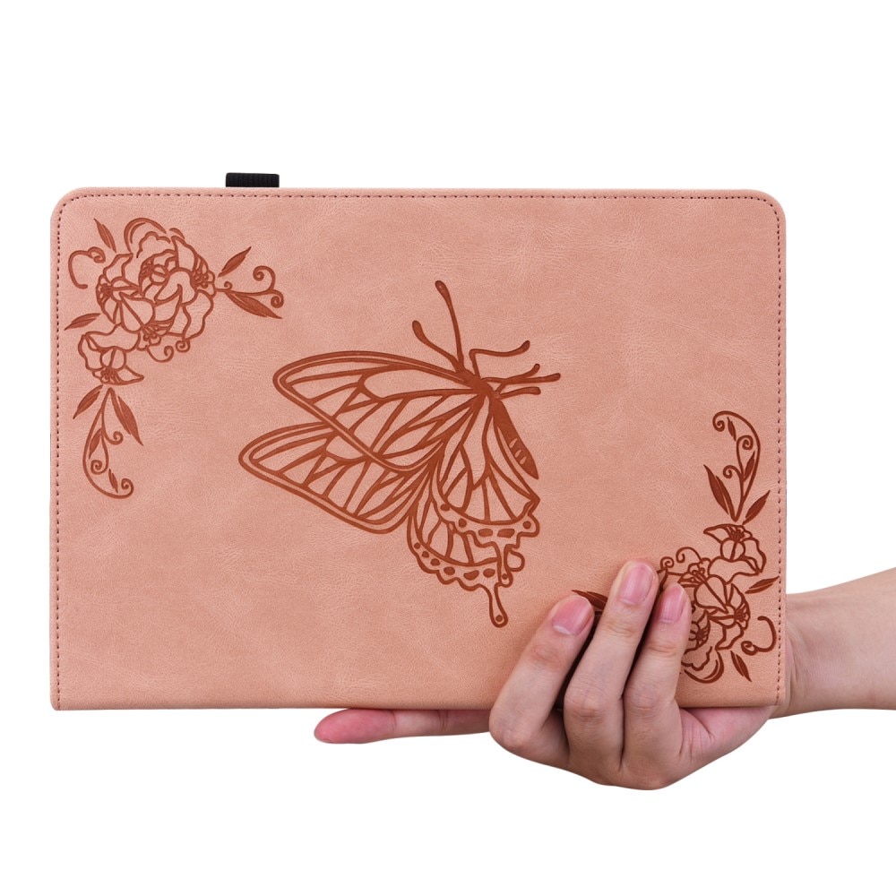 Xiaomi Pad 6 Pro Leren vlinderhoesje roze
