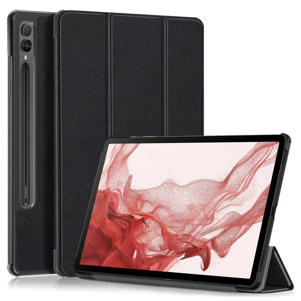 Samsung Galaxy Tab S9 Hoesje Tri-fold zwart