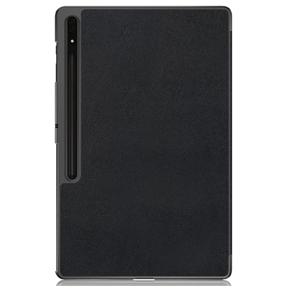 Samsung Galaxy Tab S9 Ultra Hoesje Tri-fold zwart