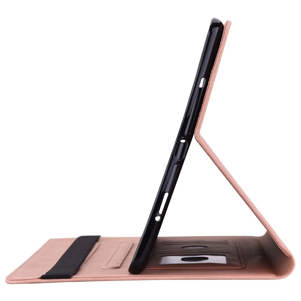 Samsung Galaxy Tab S9 FE Plus Leren vlinderhoesje roze