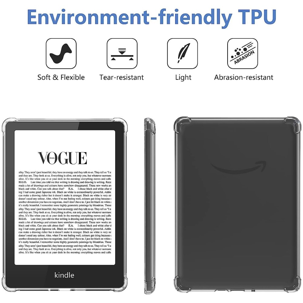 Amazon Kindle Paperwhite Signature Edition (2023) Backcover hoesje transparant