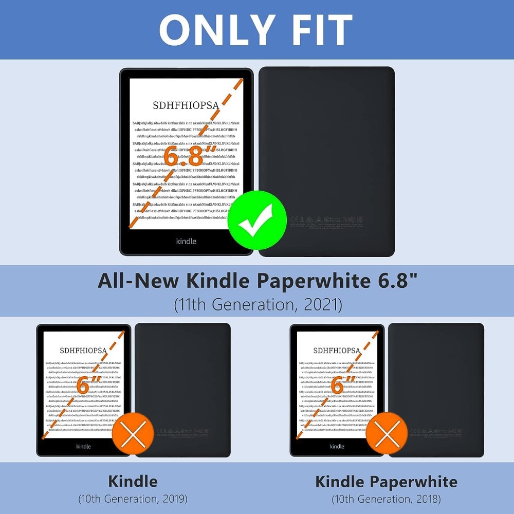 Amazon Kindle Paperwhite Signature Edition (2023) Backcover hoesje transparant