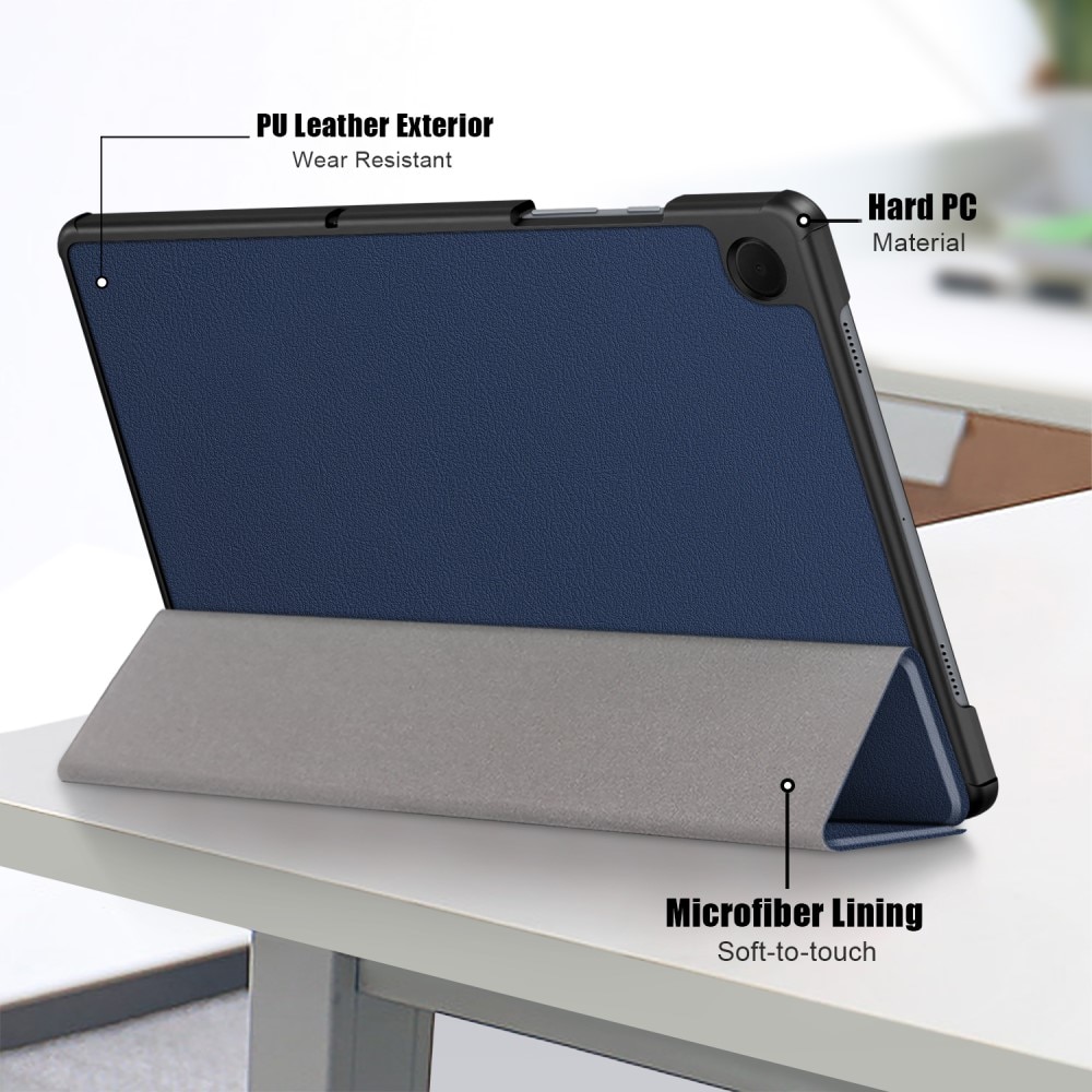 Samsung Galaxy Tab A9 Plus Hoesje Tri-fold blauw