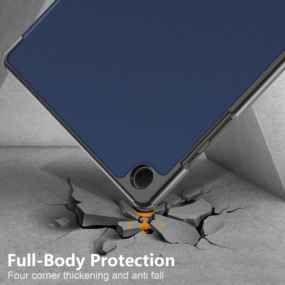 Samsung Galaxy Tab A9 Plus Hoesje Tri-fold blauw