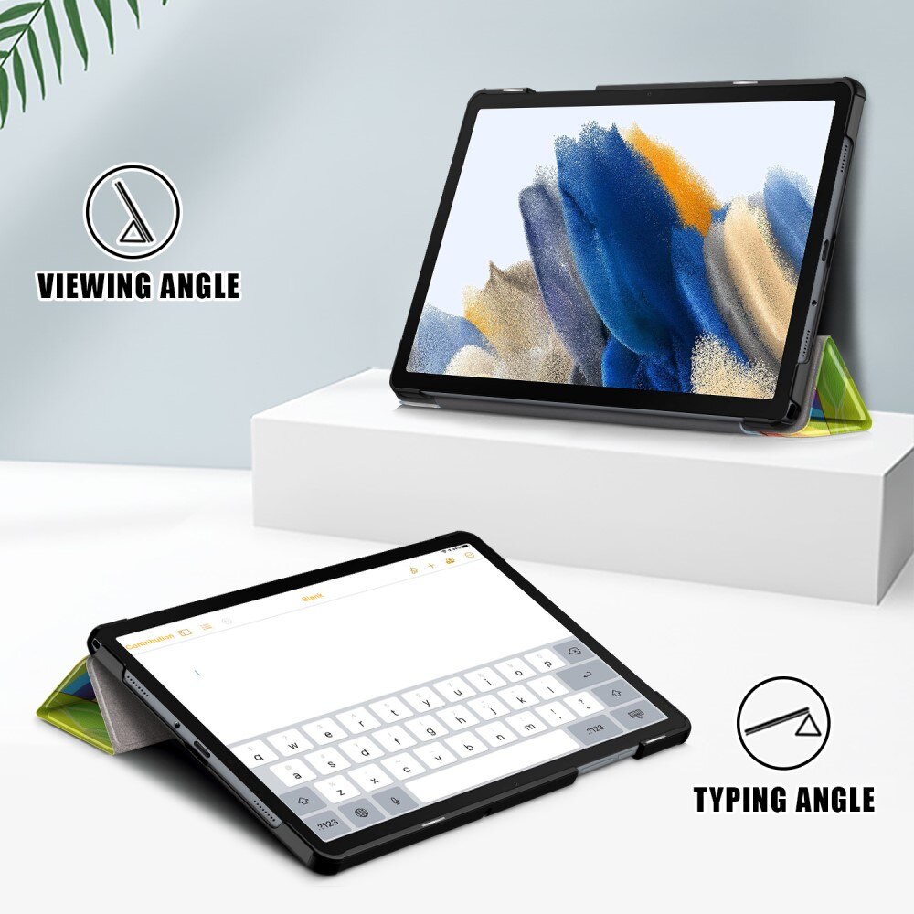 Samsung Galaxy Tab A9 Plus Tri-fold Hoesje Veelkleurig/patroon