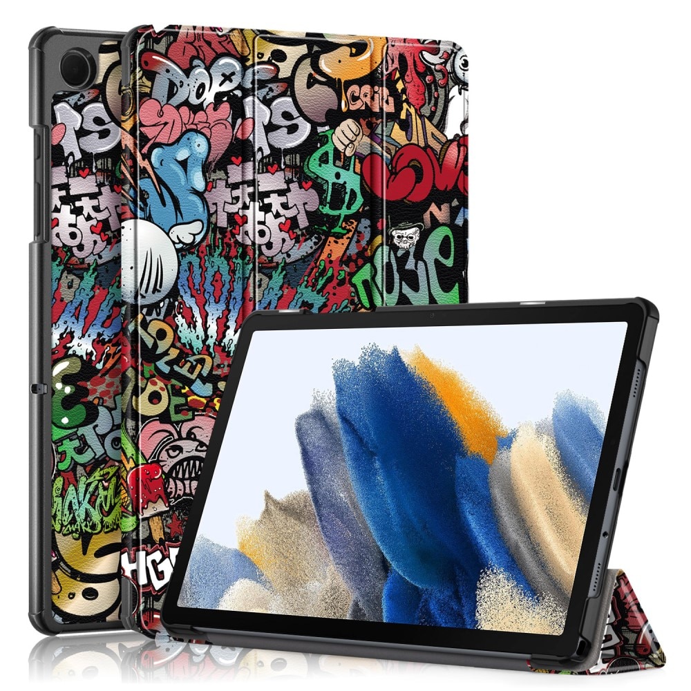 Samsung Galaxy Tab A9 Plus Hoesje Tri-fold Graffiti
