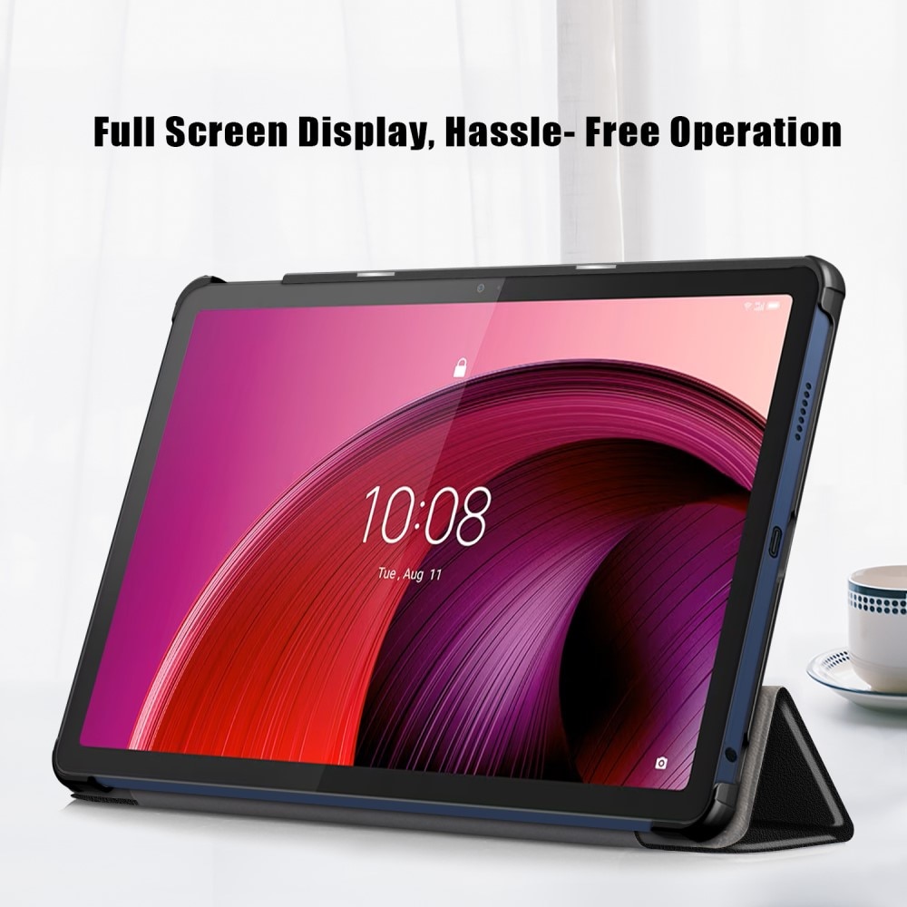 Lenovo Tab M10 5G Hoesje Tri-fold zwart