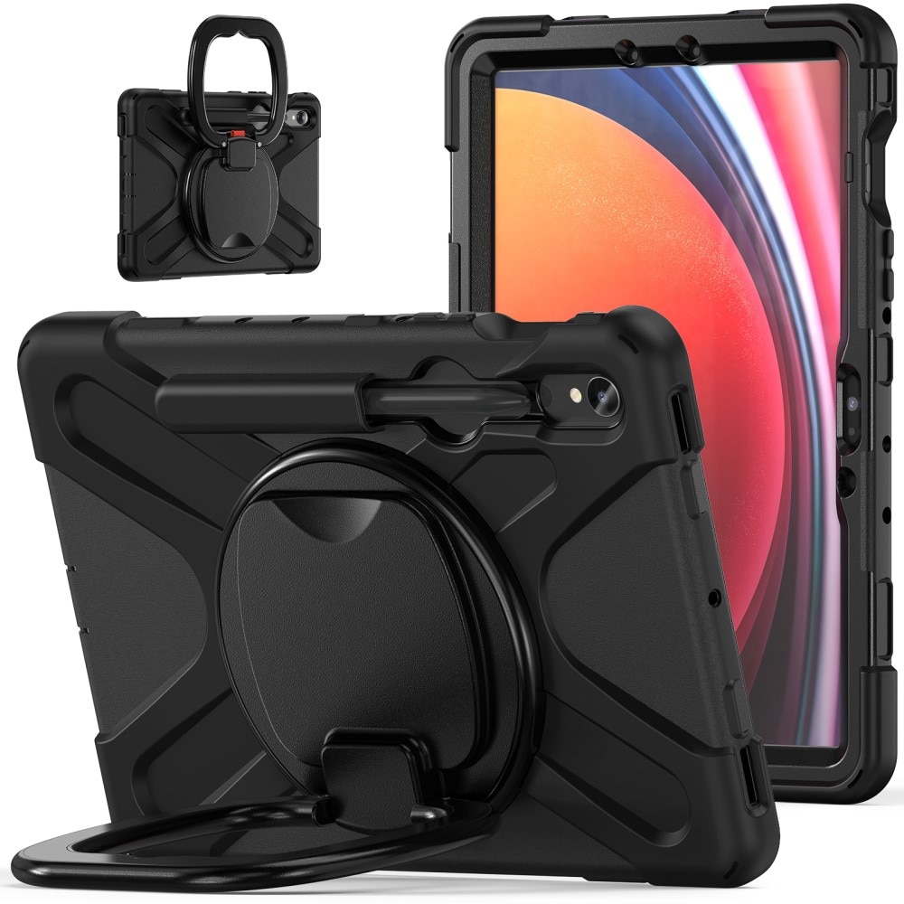 Samsung Galaxy Tab S7/S8 Kickstand Hybrid Case Zwart