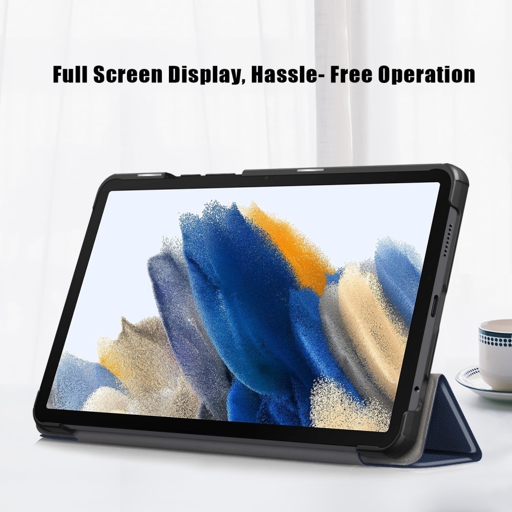 Samsung Galaxy Tab A9 Hoesje Tri-fold blauw