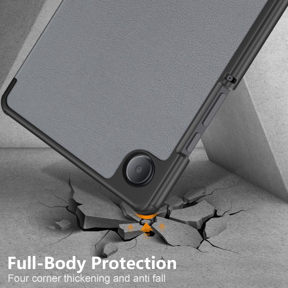 Samsung Galaxy Tab A9 Hoesje Tri-fold grijs