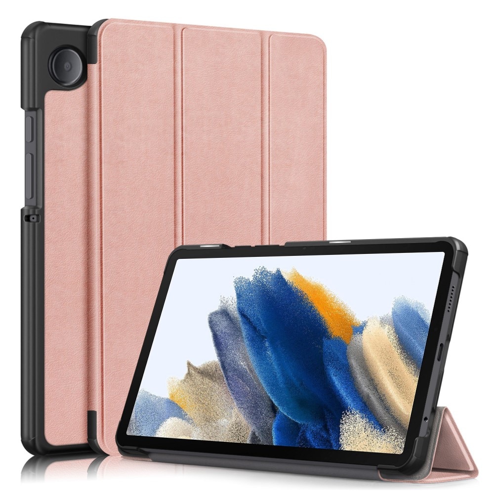 Samsung Galaxy Tab A9 Hoesje Tri-fold rosé goud