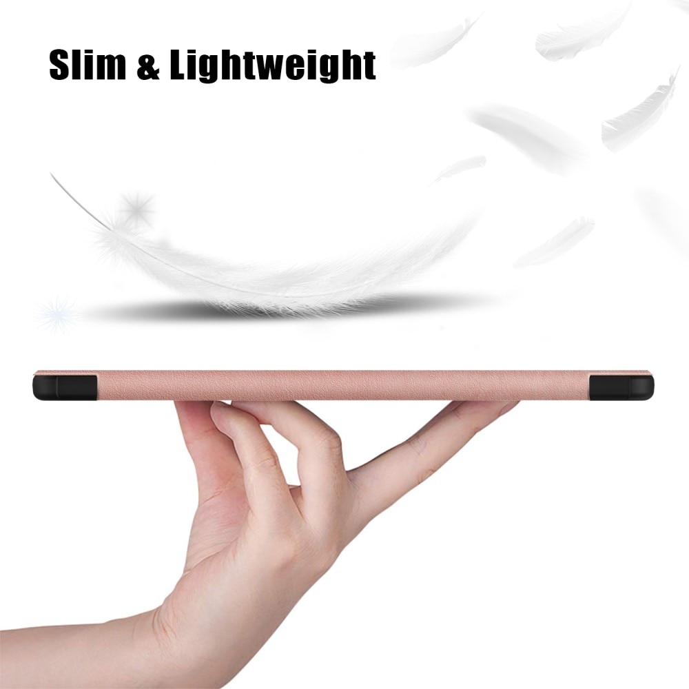 Samsung Galaxy Tab A9 Hoesje Tri-fold rosé goud