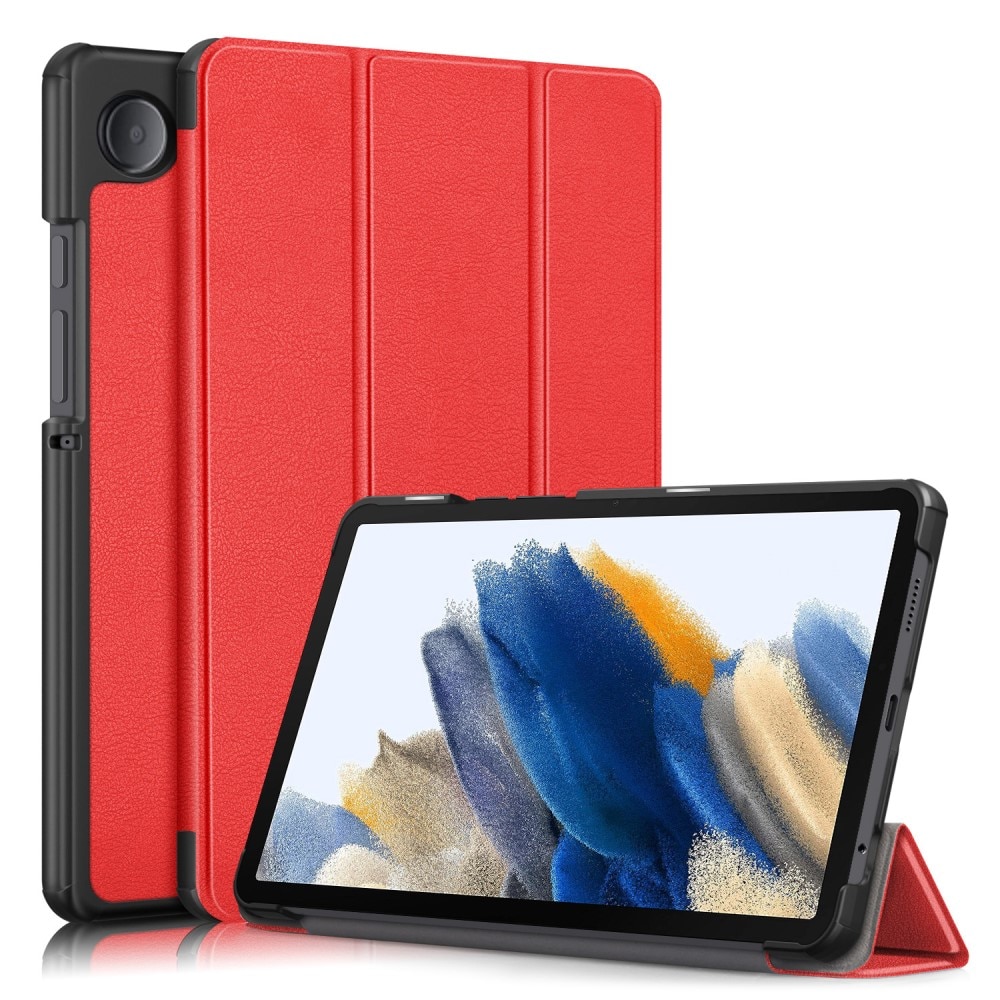 Samsung Galaxy Tab A9 Hoesje Tri-fold rood