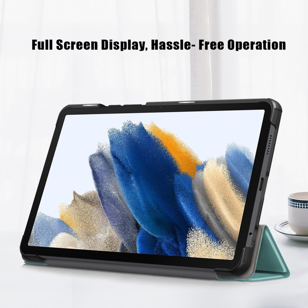 Samsung Galaxy Tab A9 Hoesje Tri-fold groen