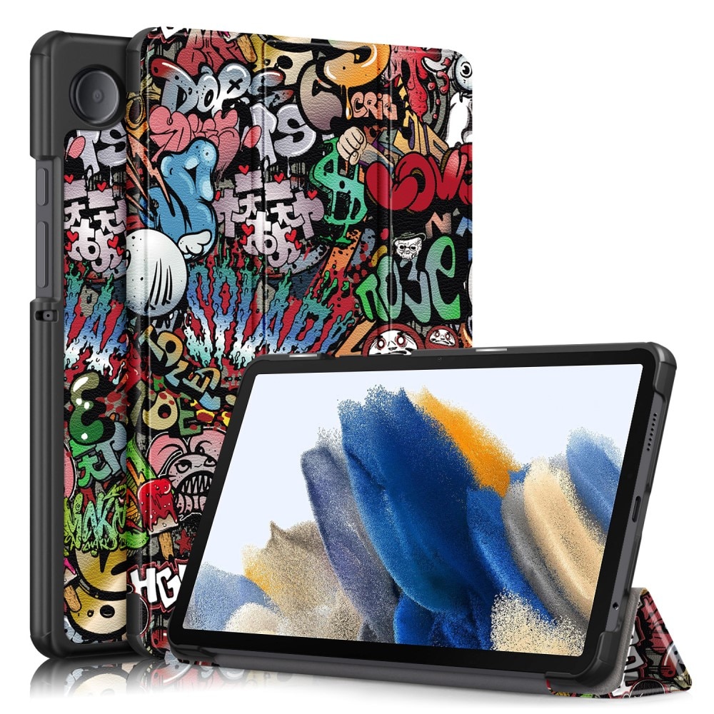 Samsung Galaxy Tab A9 Hoesje Tri-fold Graffiti