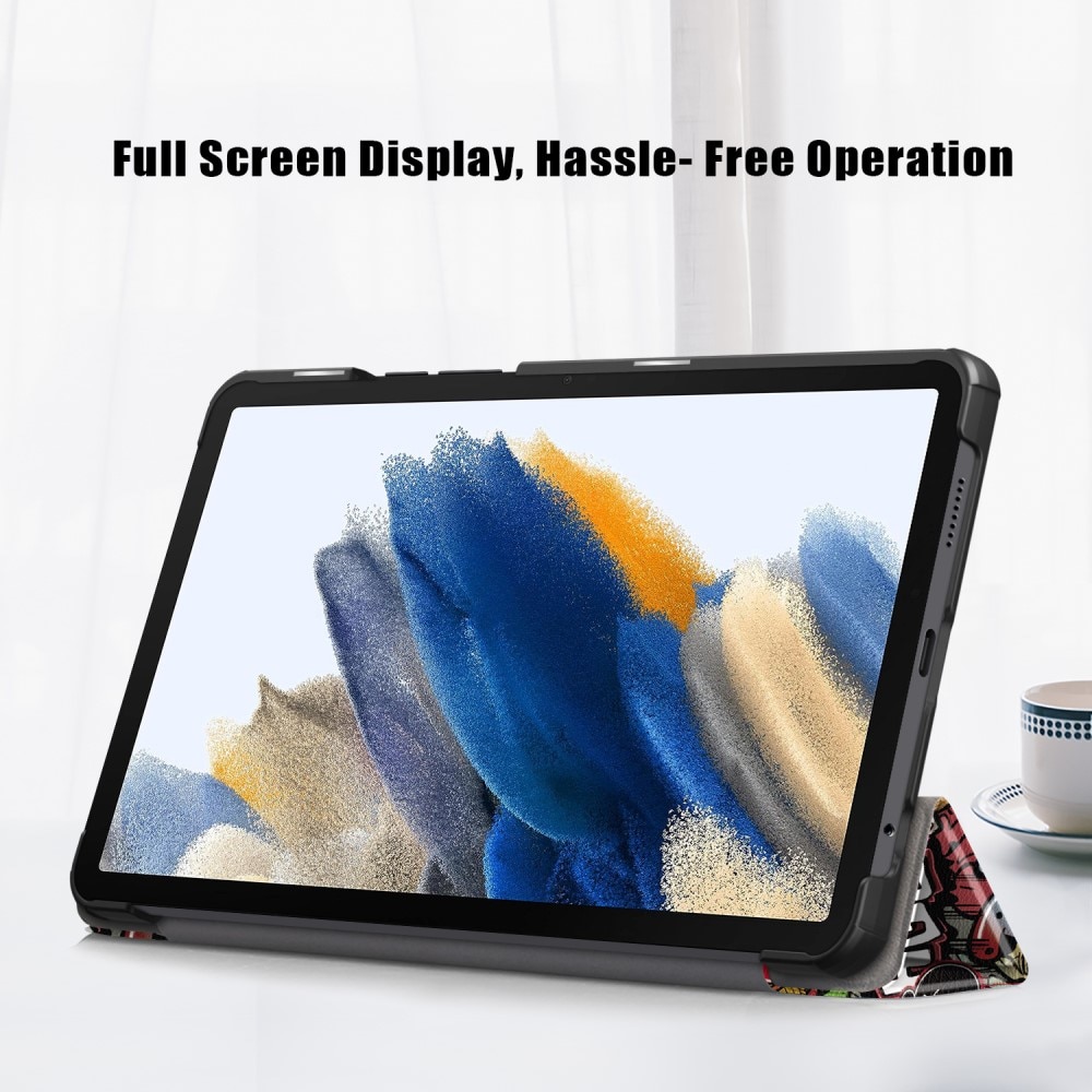 Samsung Galaxy Tab A9 Hoesje Tri-fold Graffiti