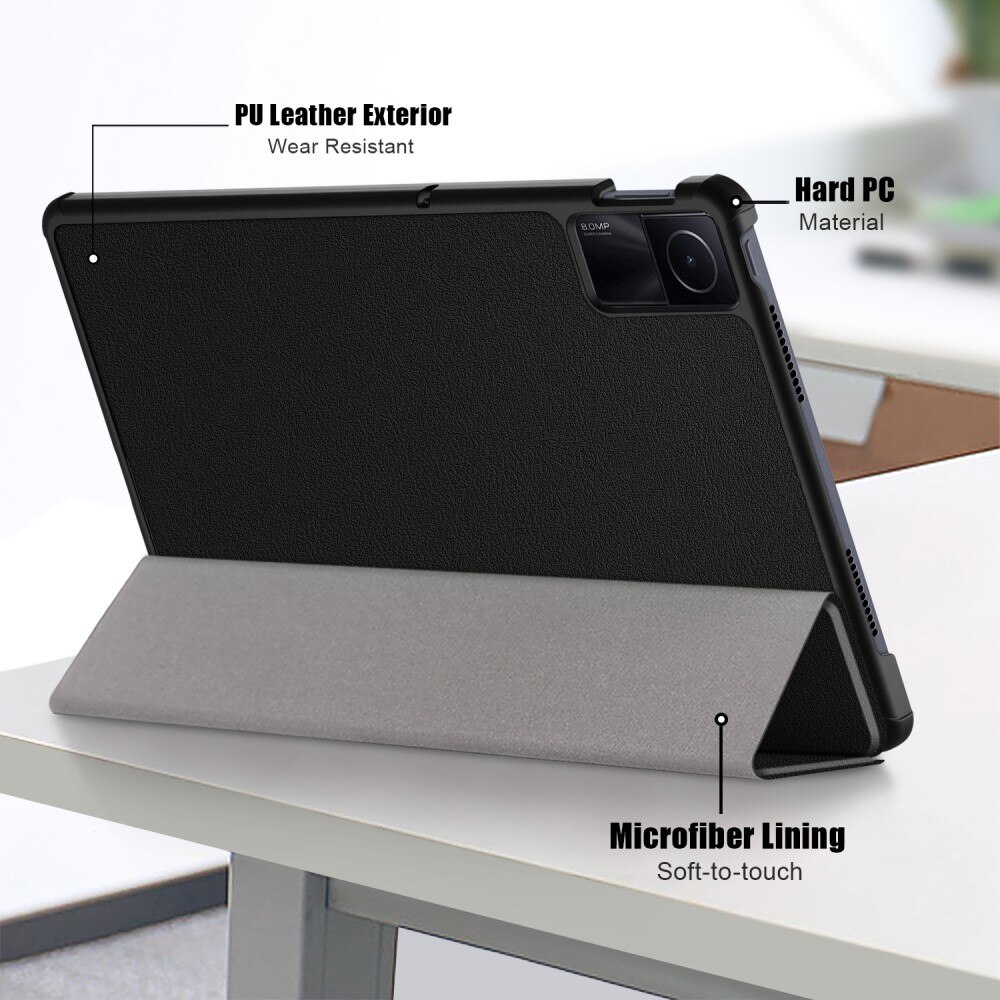 Xiaomi Redmi Pad SE Hoesje Tri-fold zwart