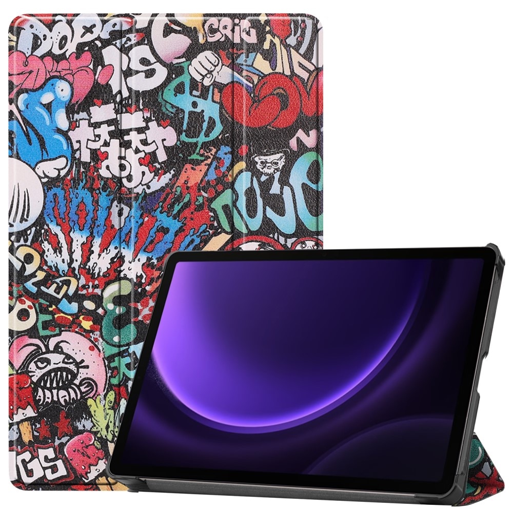 Samsung Galaxy Tab S9 FE Tri-fold Hoesje Graffiti