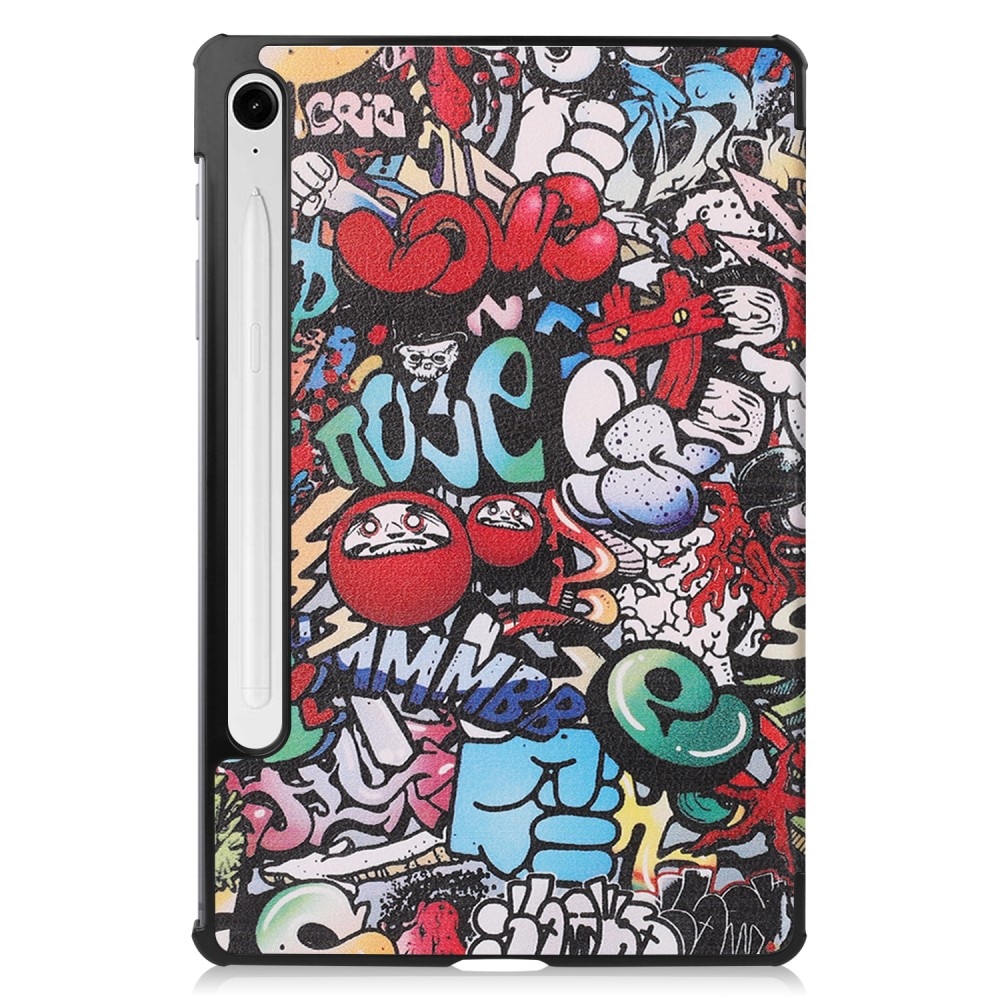 Samsung Galaxy Tab S9 FE Tri-fold Hoesje Graffiti