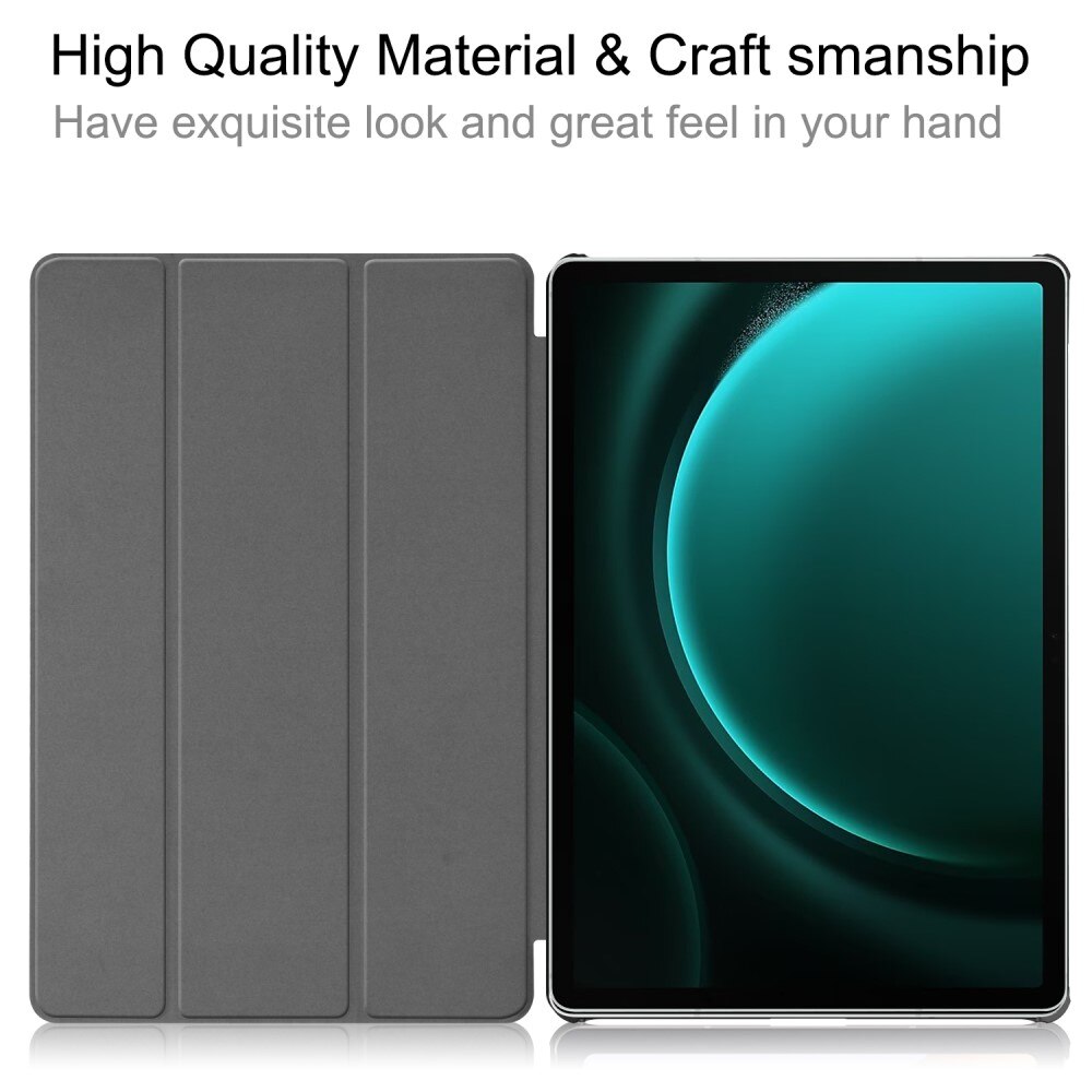 Samsung Galaxy Tab S9 FE Plus Tri-fold Hoesje Veelkleurig/patroon