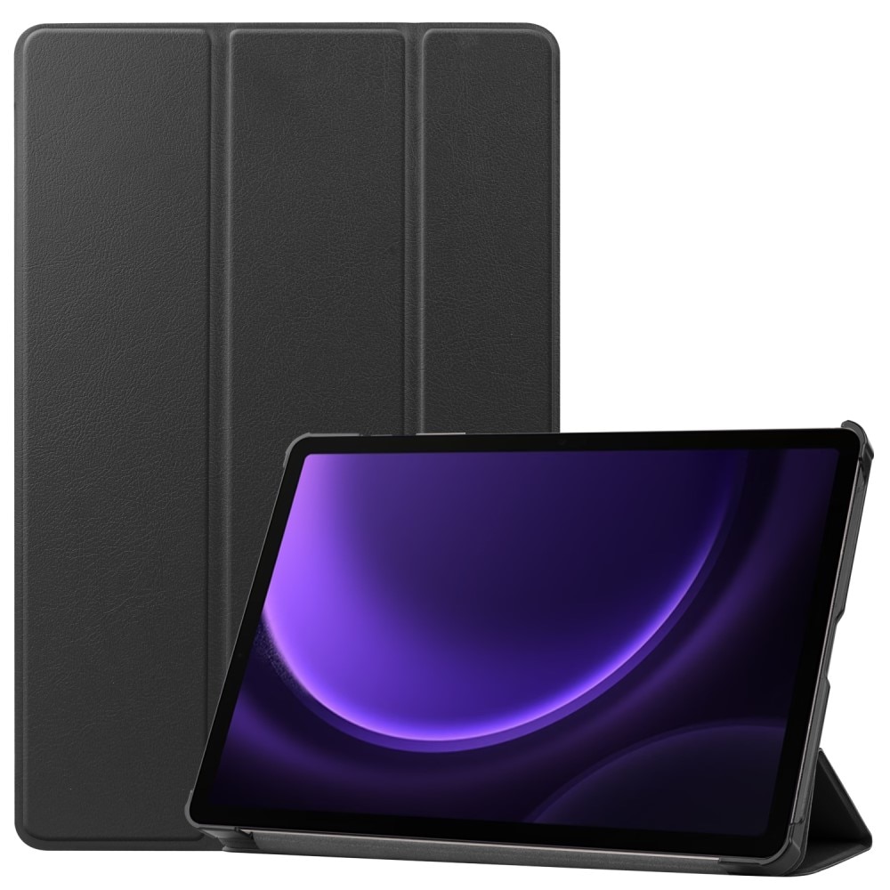 Samsung Galaxy Tab S9 FE Hoesje Tri-fold zwart