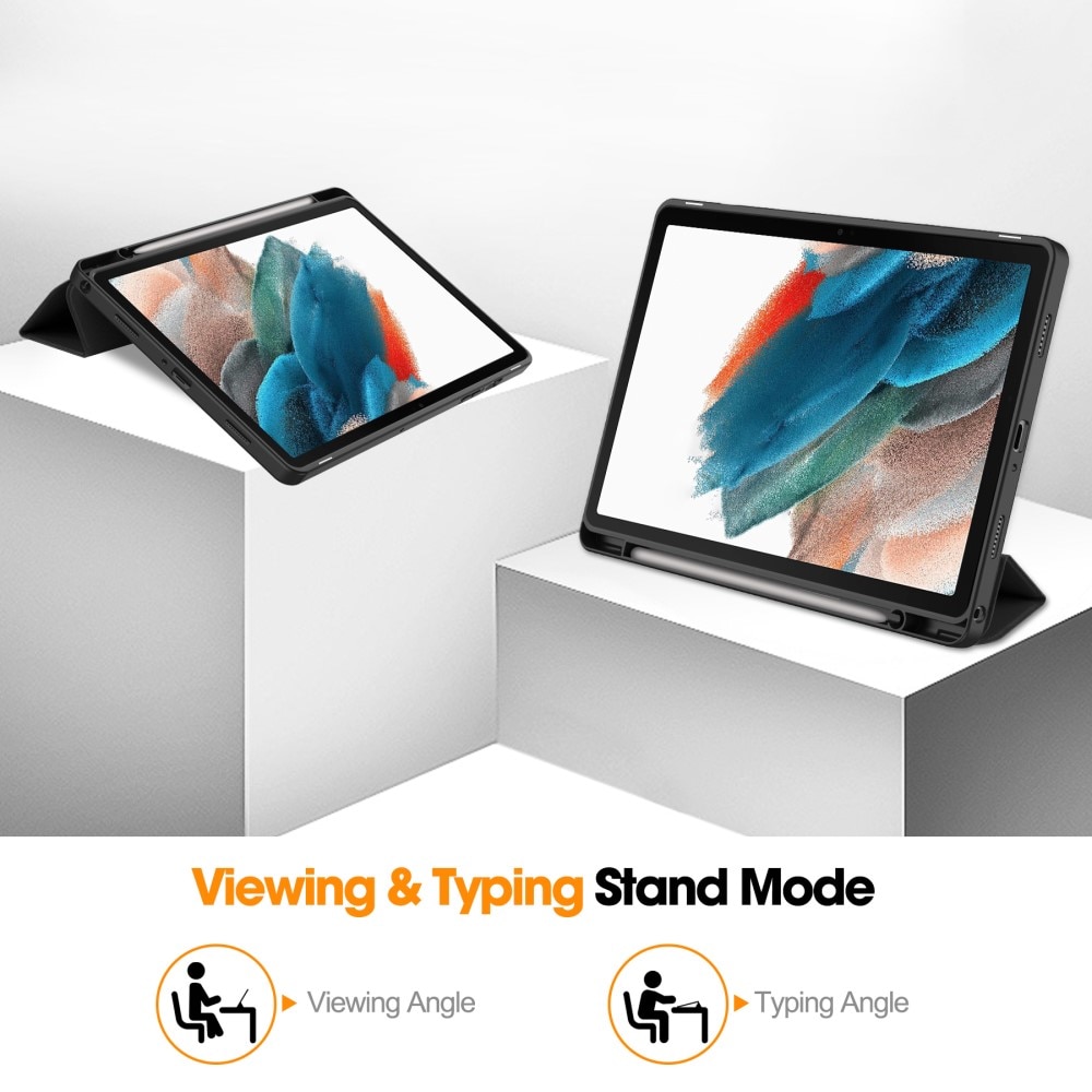 Samsung Galaxy Tab A9 Plus Tri-fold met Penhouder Zwart